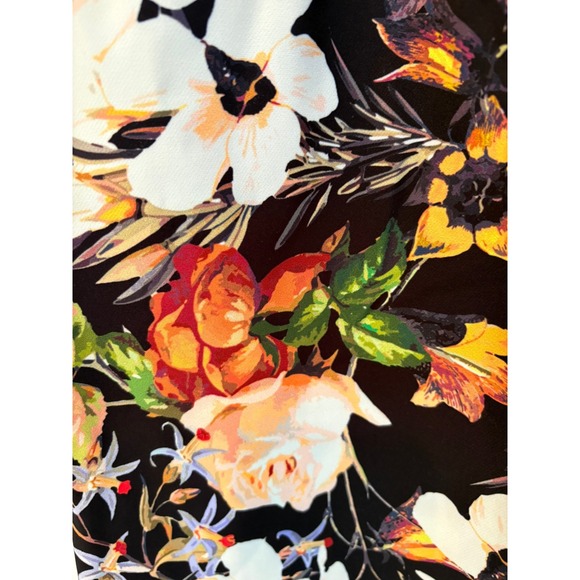 INC International Concepts Floral Wide Leg High Waist Cropped Pants 2 Artsy Boho - Picture 5 of 10